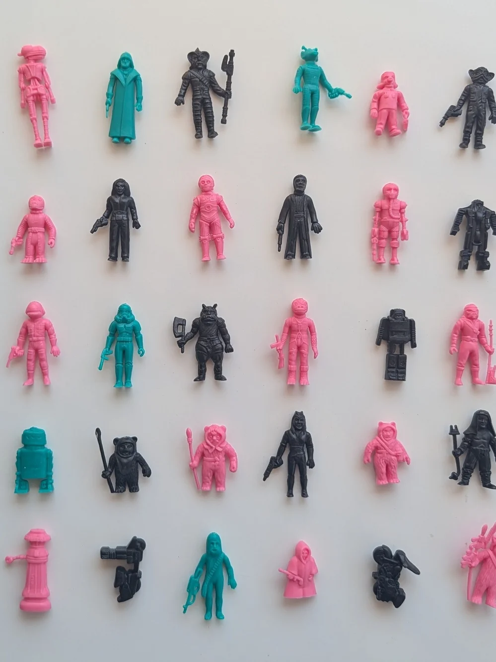 STAR WARS FIGURES 1985 - Promotional YUPI Colombian - Licensed